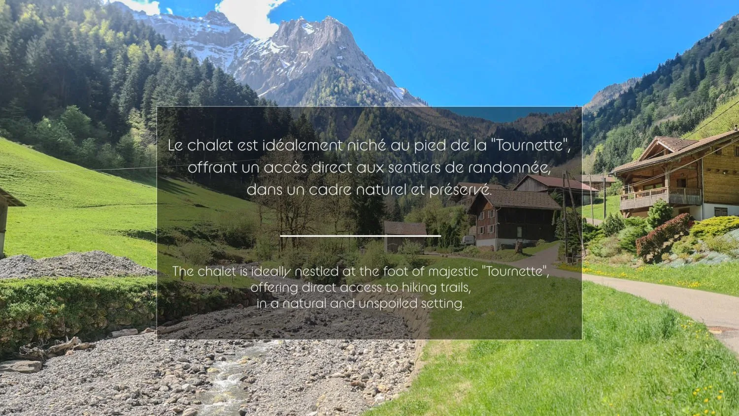 Vue du logement Chalet le Nutshell